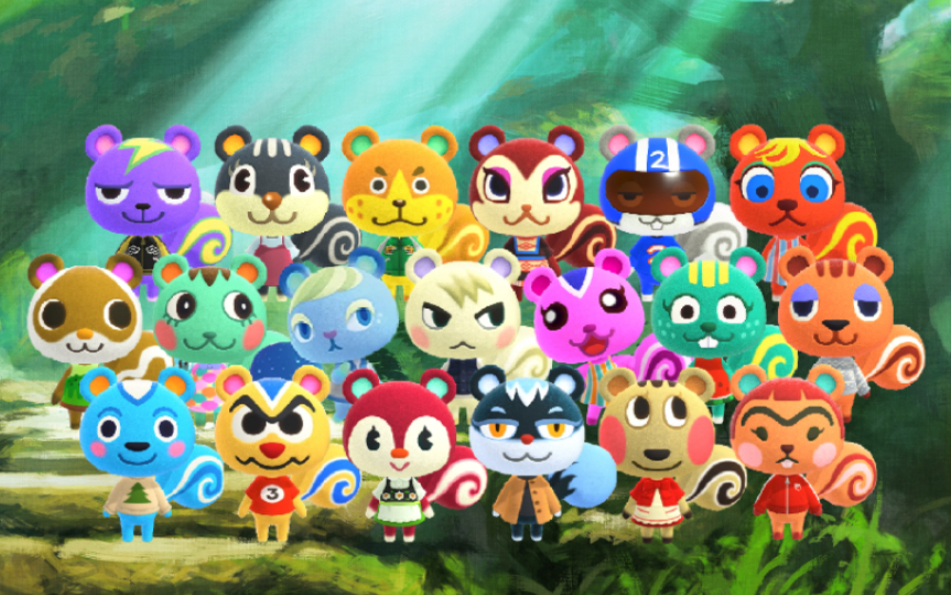 [acnh]关于动森中19只小松鼠的奇闻轶事(上)|集合啦!动物森友会