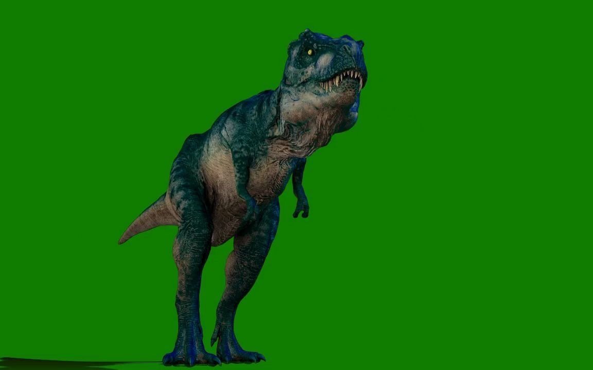 恐龙特效绿幕素材