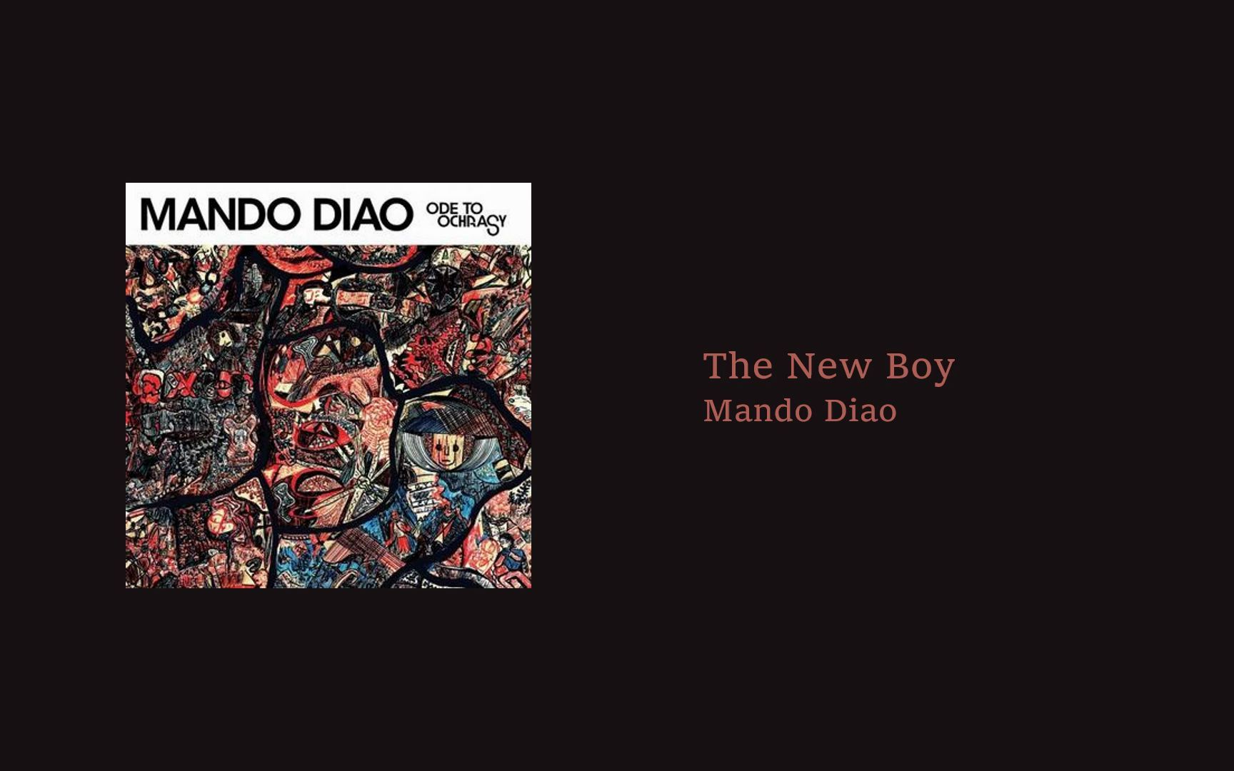 [图]我喜欢的音乐半日推 | 催眠摇滚 | 小众但好听 | The New Boy - Mando Diao | 惊艳男声