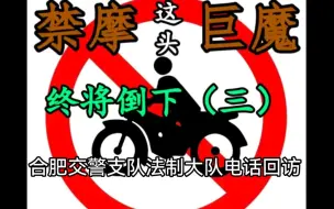 Download Video: 禁摩 这头巨魔终将倒下（三）合肥交警电话回访