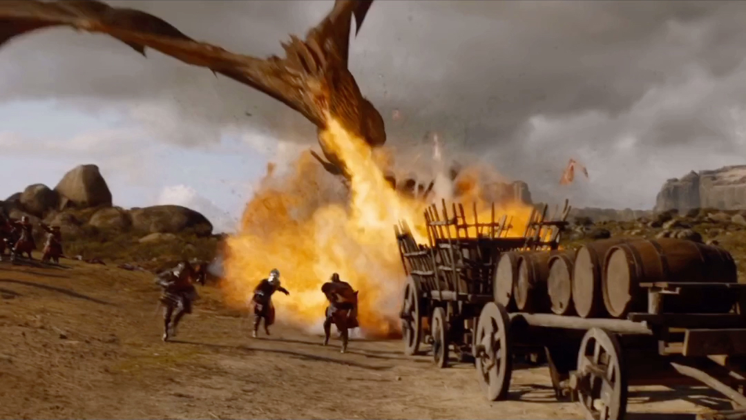 龙火烧詹姆·兰尼斯特军队