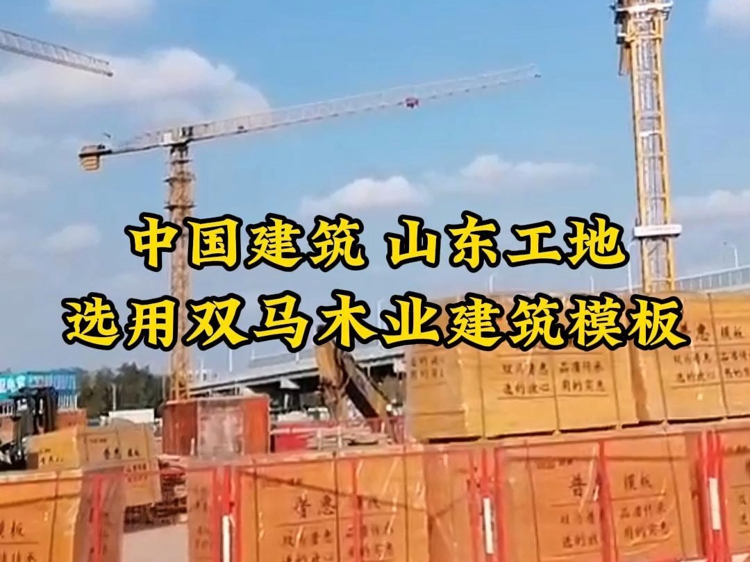 中国建筑济南工地建筑模板哔哩哔哩bilibili