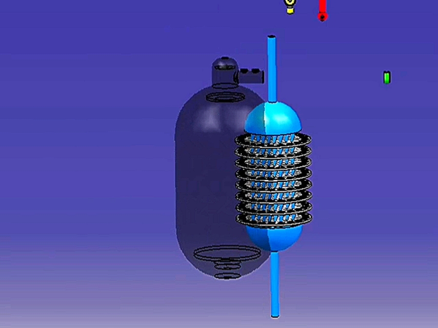 一种可加热散热的气固双态复合储氢罐