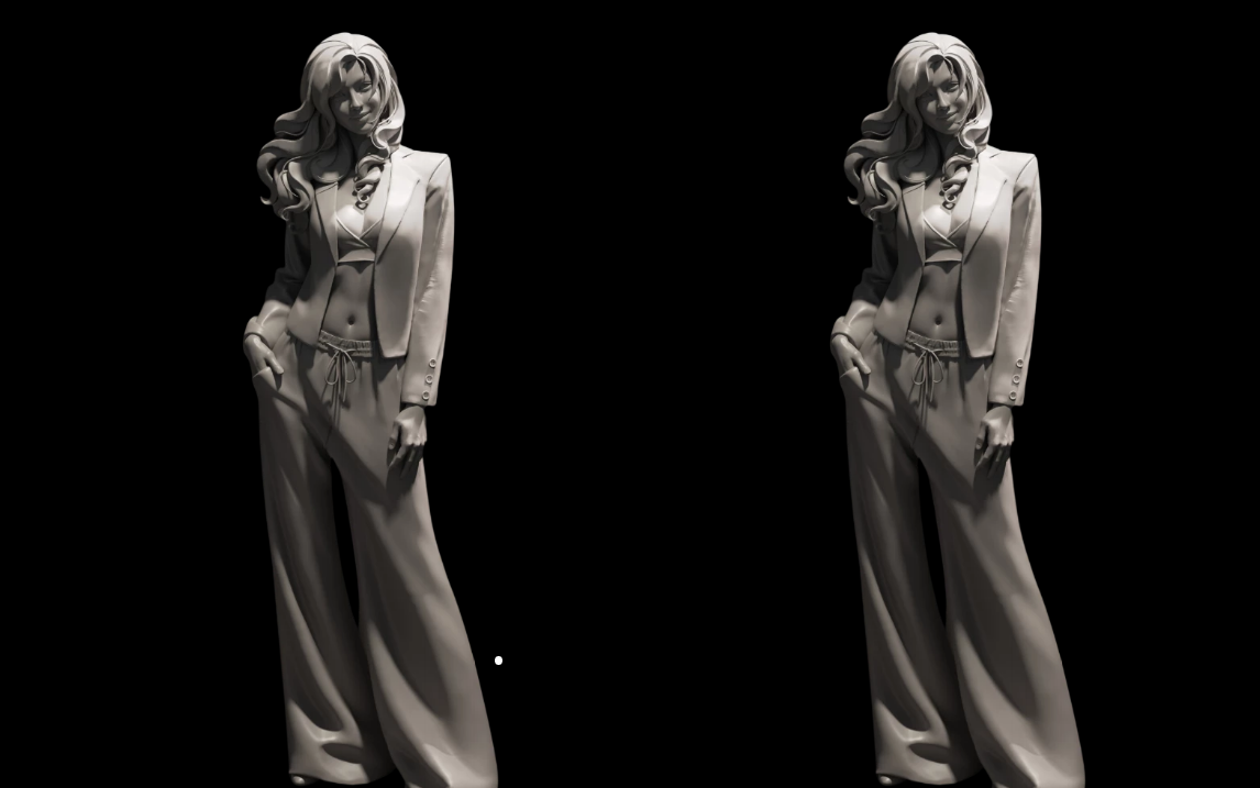 【zbrush教程】女性身体雕刻 次世代人物模型制作教程