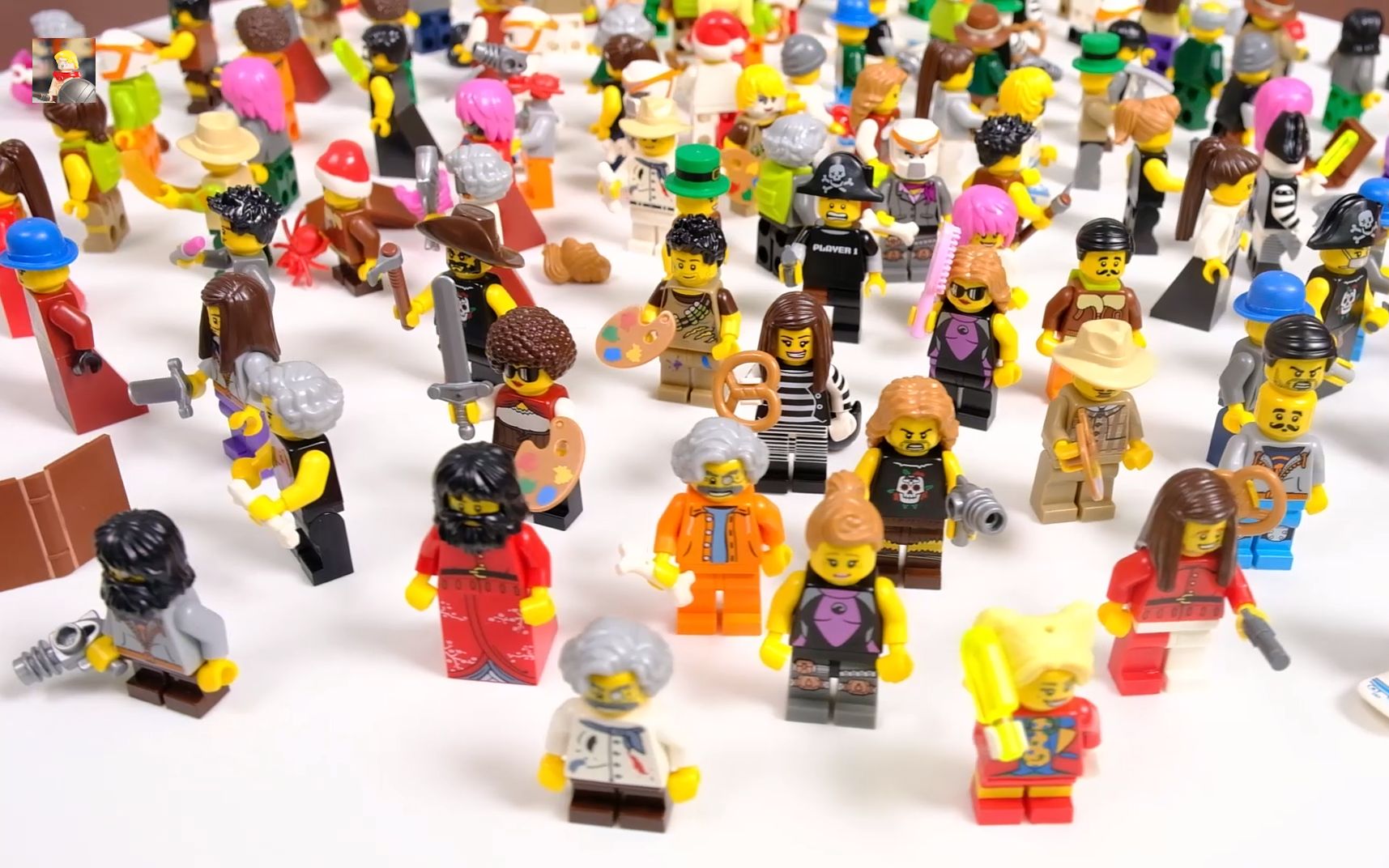 1斤乐高人仔散件可以拼出多少乐高人仔呢?