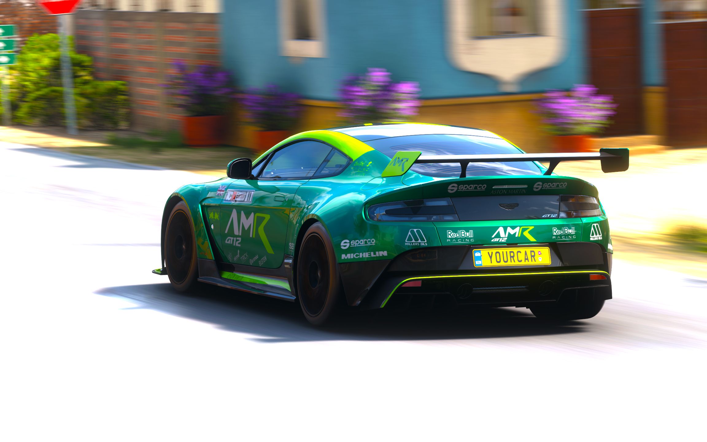 阿斯顿马丁vantage gt12 地平线5 罗技g29驾驶