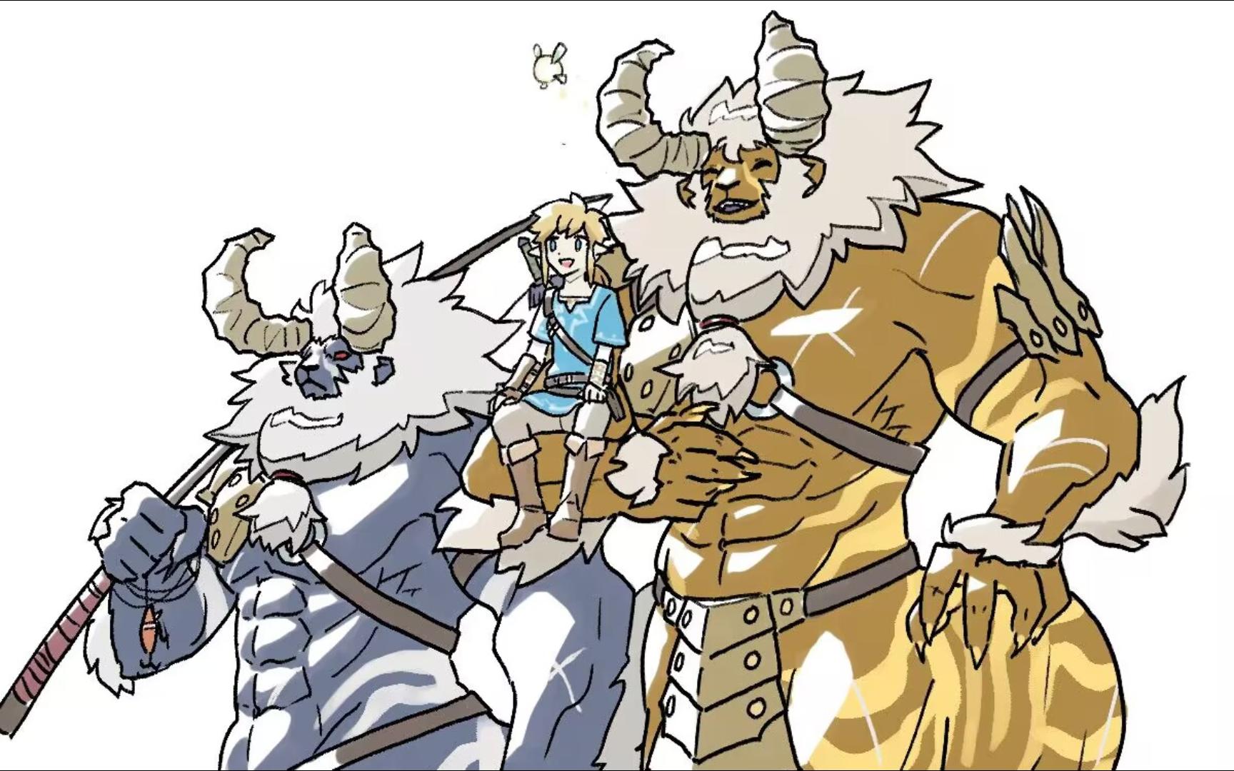 林克裸衣战人马