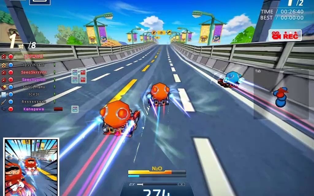 【韩服视角】xxsss卡尔麟涛 vs spec | 2021/11/05_跑跑卡丁车_第一