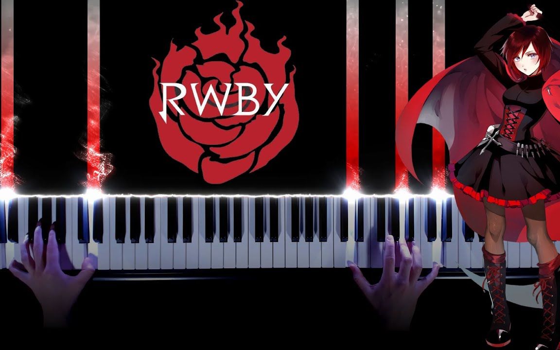 [图]RWBY 'Red Like Roses' Part 1+2 _钢琴演奏