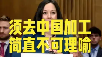 美国参议院听证会上：“美国的矿产必须到中国加工，这简直不可理喻”