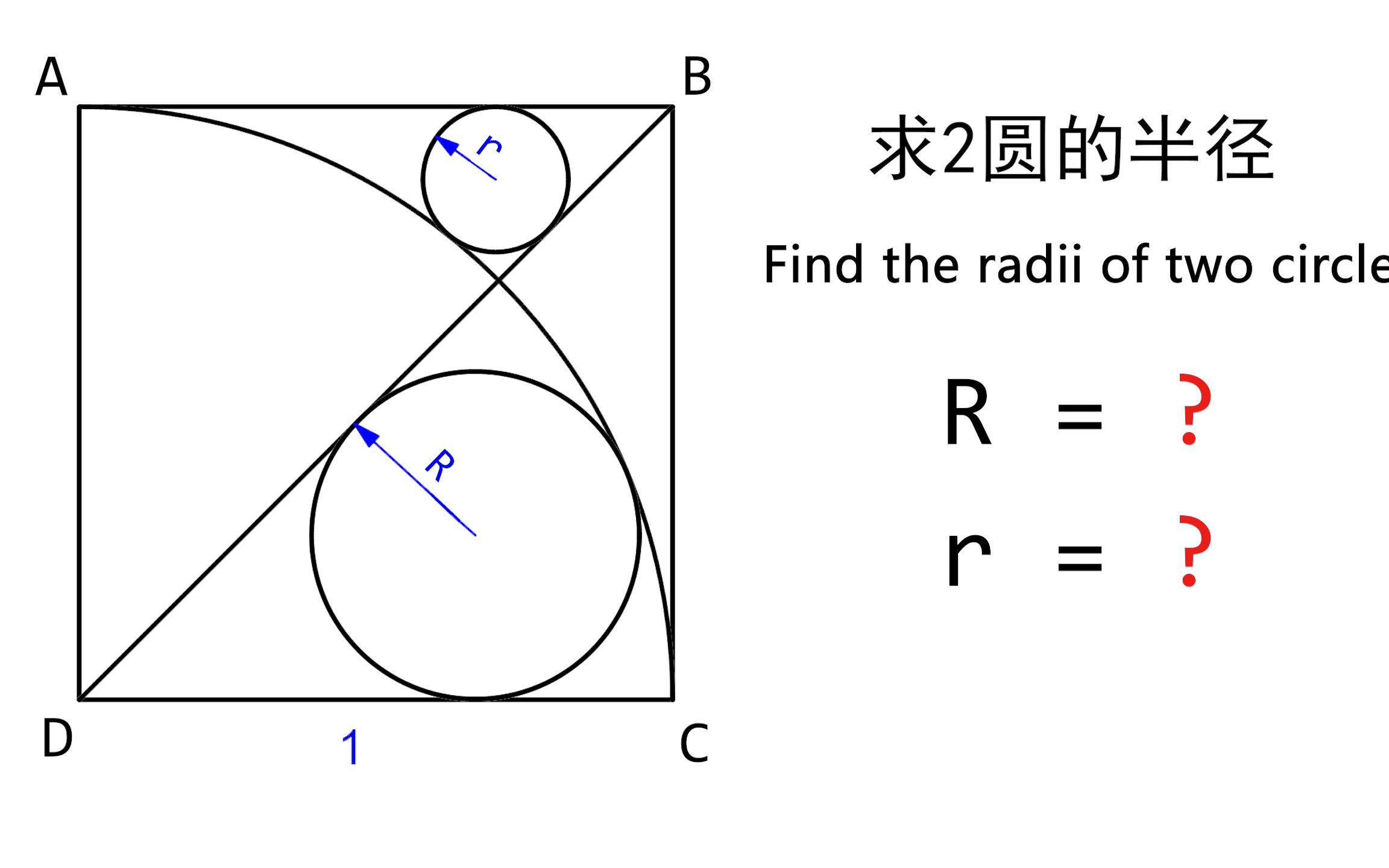 求2内接圆的半径哔哩哔哩bilibili