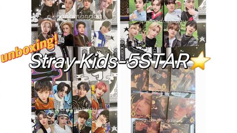 Stray Kids】开箱SKZ-5STAR專輯+通路特典(SW/WM/AM/Yes24)_哔哩哔哩_