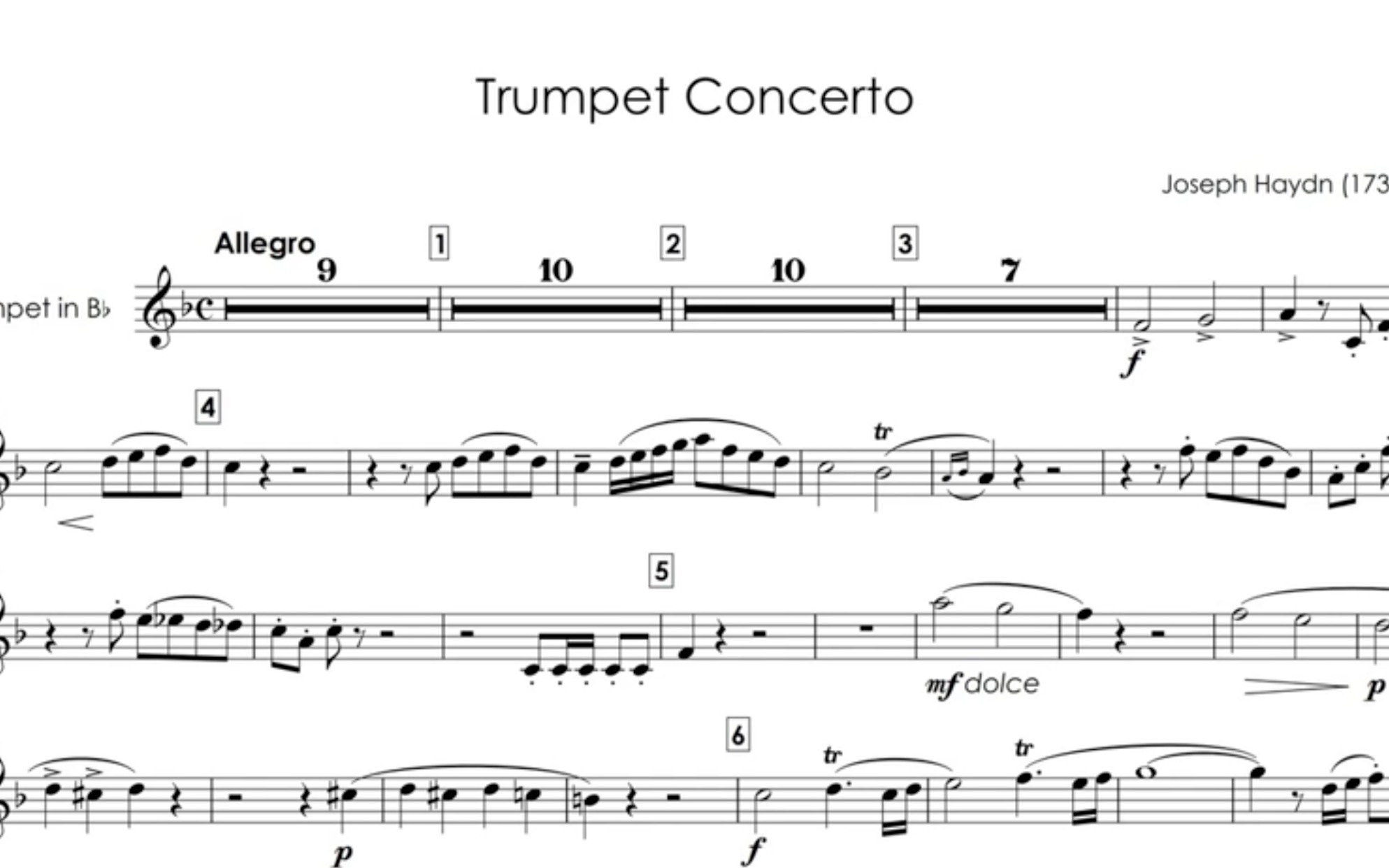 [图]小号大师带你学习 小号协奏曲 Trumpet Concerto