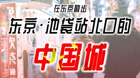 在东京散步 东京池袋的北口中国城 哔哩哔哩 Bilibili