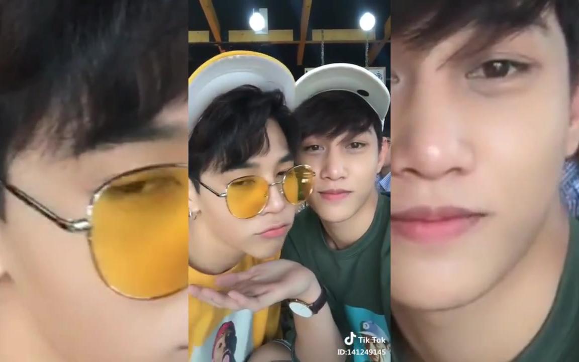 来自国际版抖音里一对泰国男男的满满狗粮