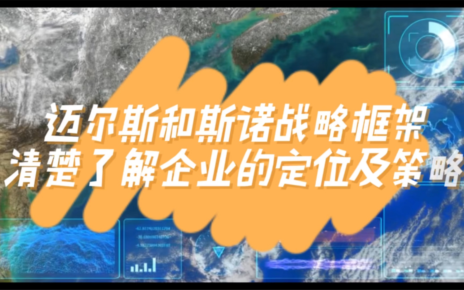 迈尔斯和斯诺战略框架,清楚了解企业的定位及策略哔哩哔哩bilibili