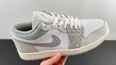 顶级aj1low白灰爆裂纹纯原