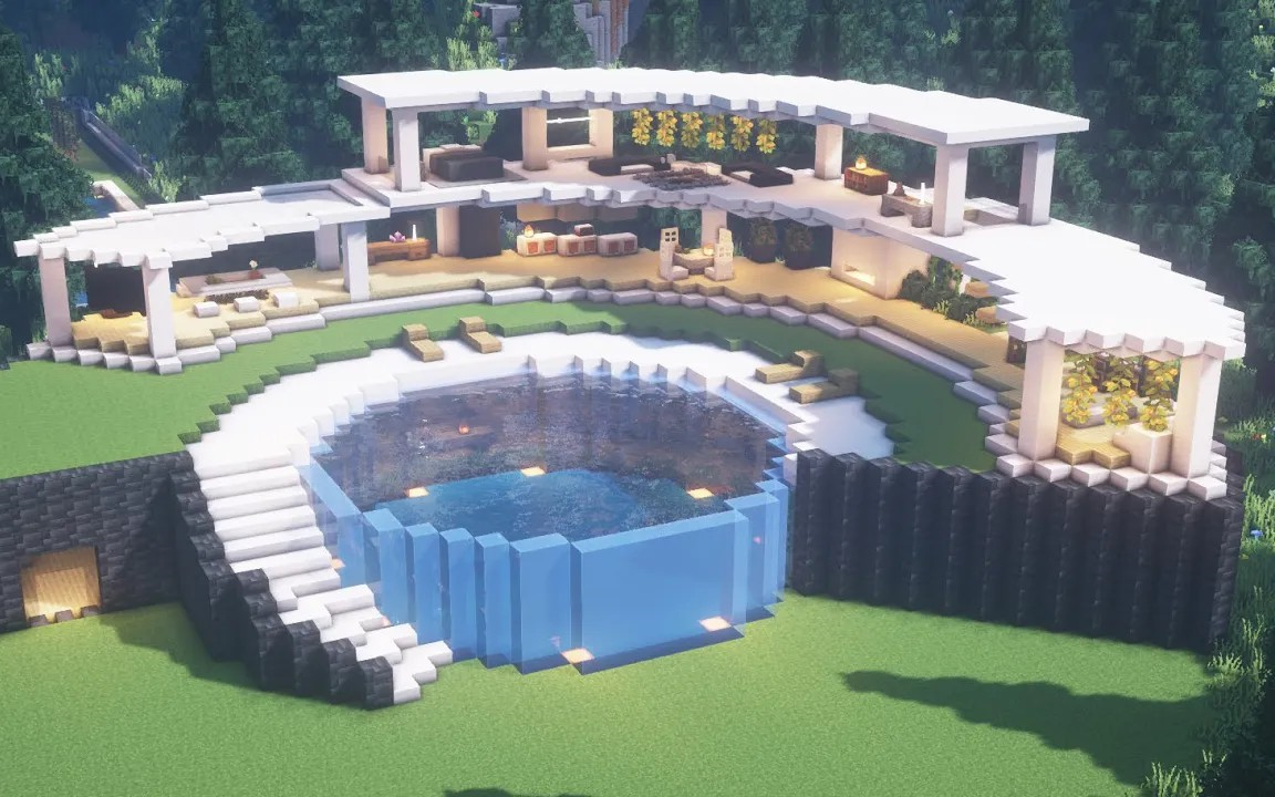 minecraft现代建筑教程25jintube