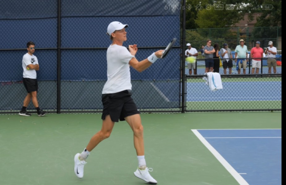 【网球训练】辛纳正手慢动作4k高清视频 | jannik sinner smashing