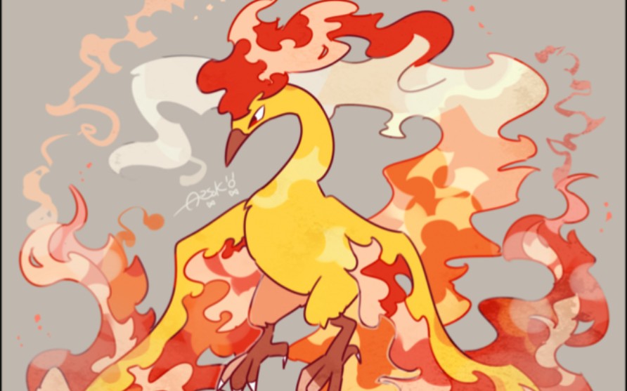 【暴食】口袋妖怪心金闪光(18)闪光火焰鸟,不出所料又破闪率了.