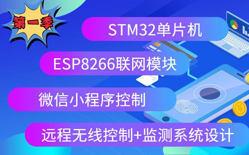 [图]【全开源-拯救小白｜第一季】基于STM32+ESP8266+微信小程序环境监测平台之毕设实战stm32f103c8t6最小系统板手把手入门教程[STM32实战]