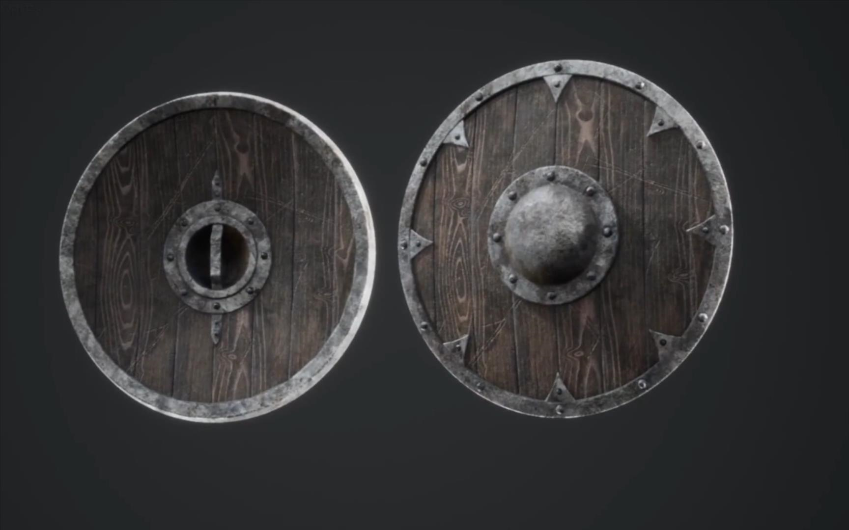 3d modeling a viking shield for games - part 1
