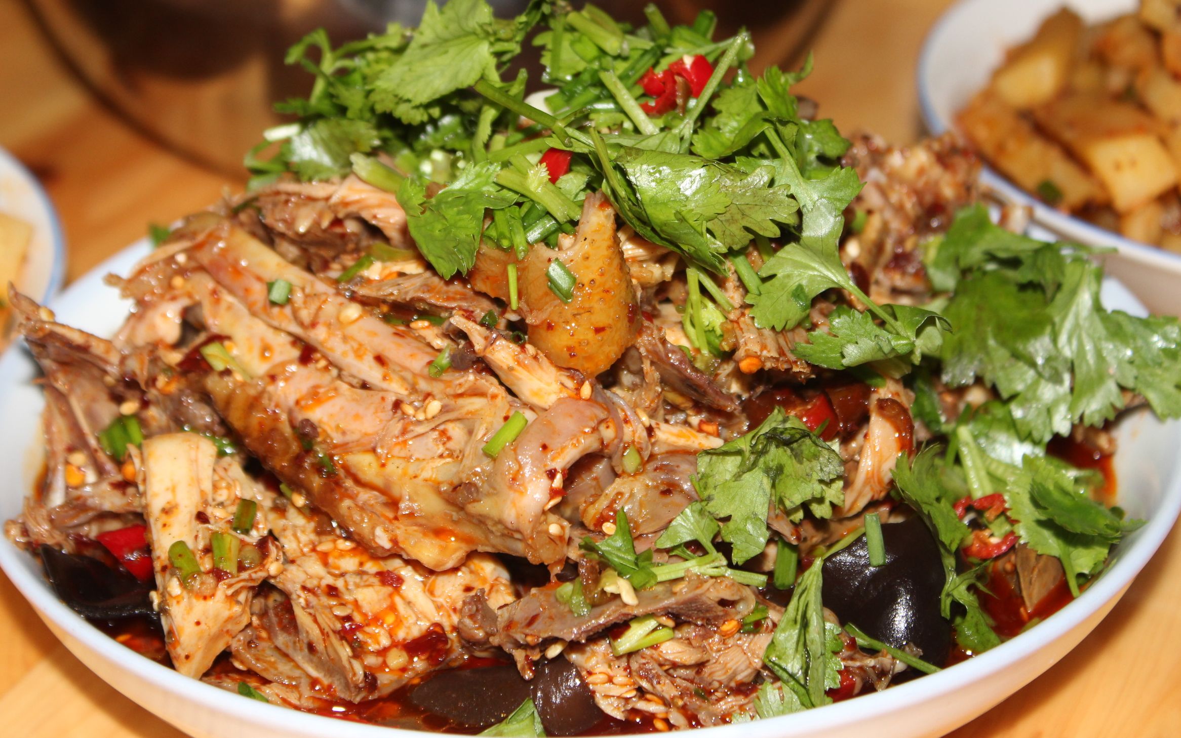 教你四川手撕鸡正宗做法麻辣鲜香口味独特