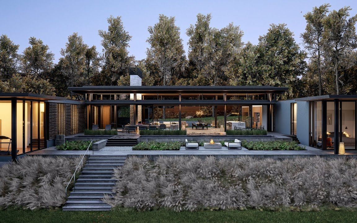 【4k超清60帧】ue5&3ds max电影级建筑漫游动画