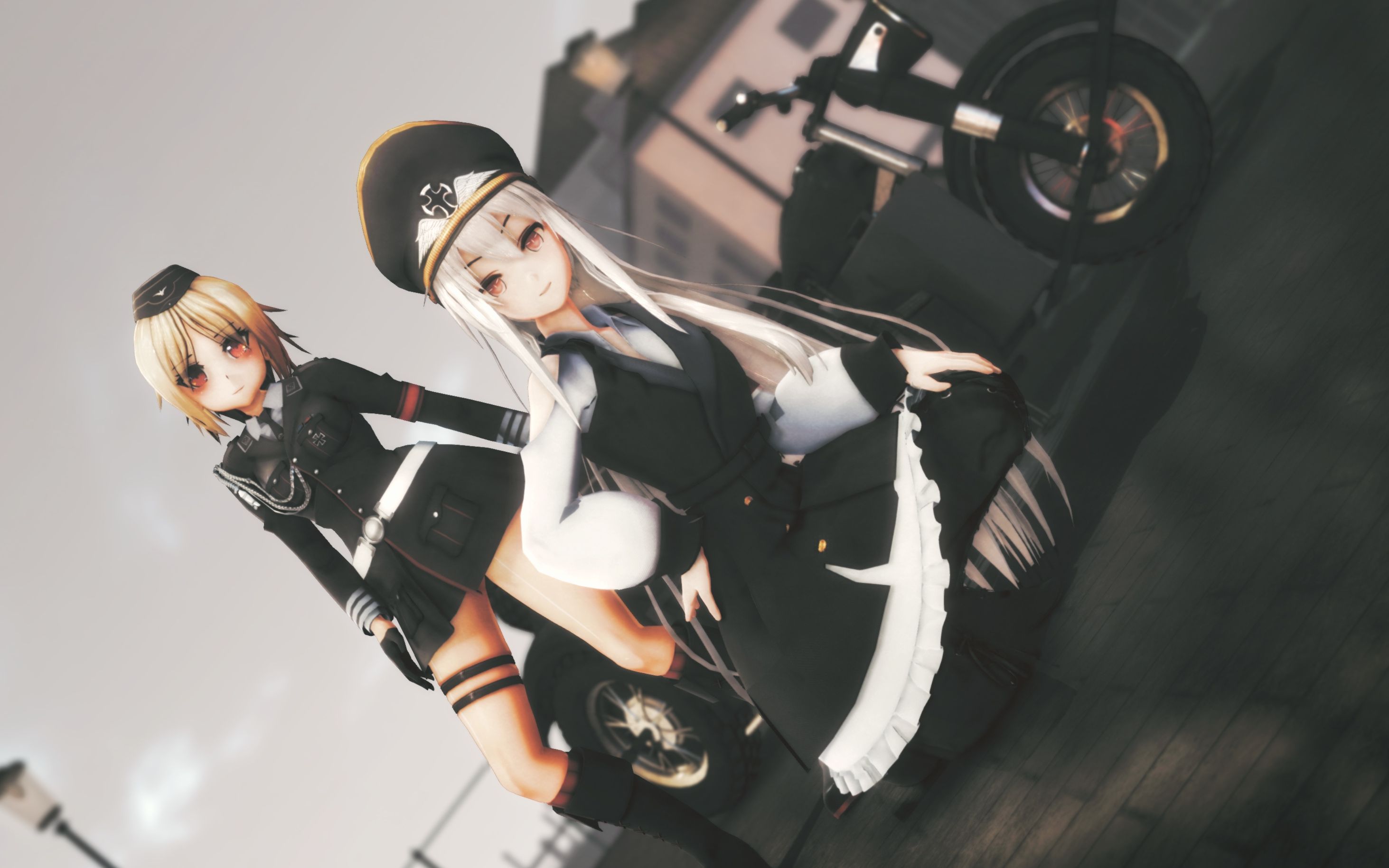 【mmd少女前線】kar98k & mp40 - 『killer lady』german.