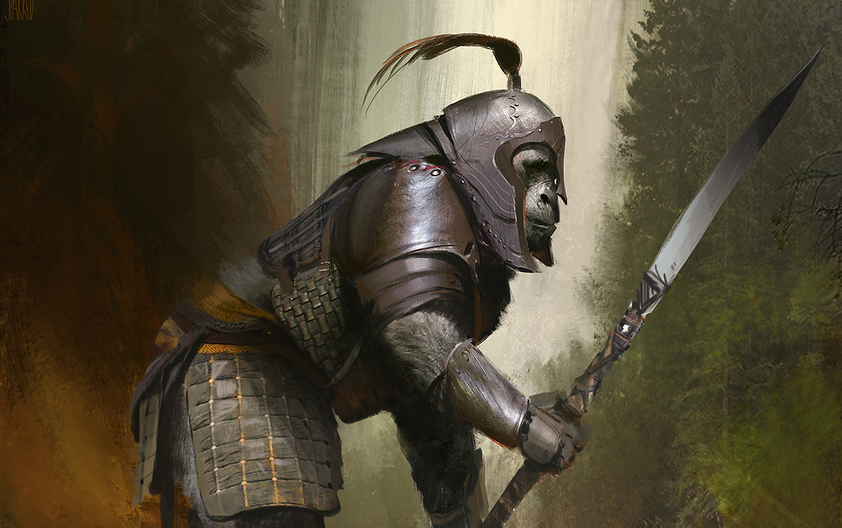 画师john park作画过程 gumroad session 10 - ape