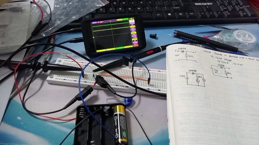 [电路探索]二极管1N4148压降实验哔哩哔哩bilibili