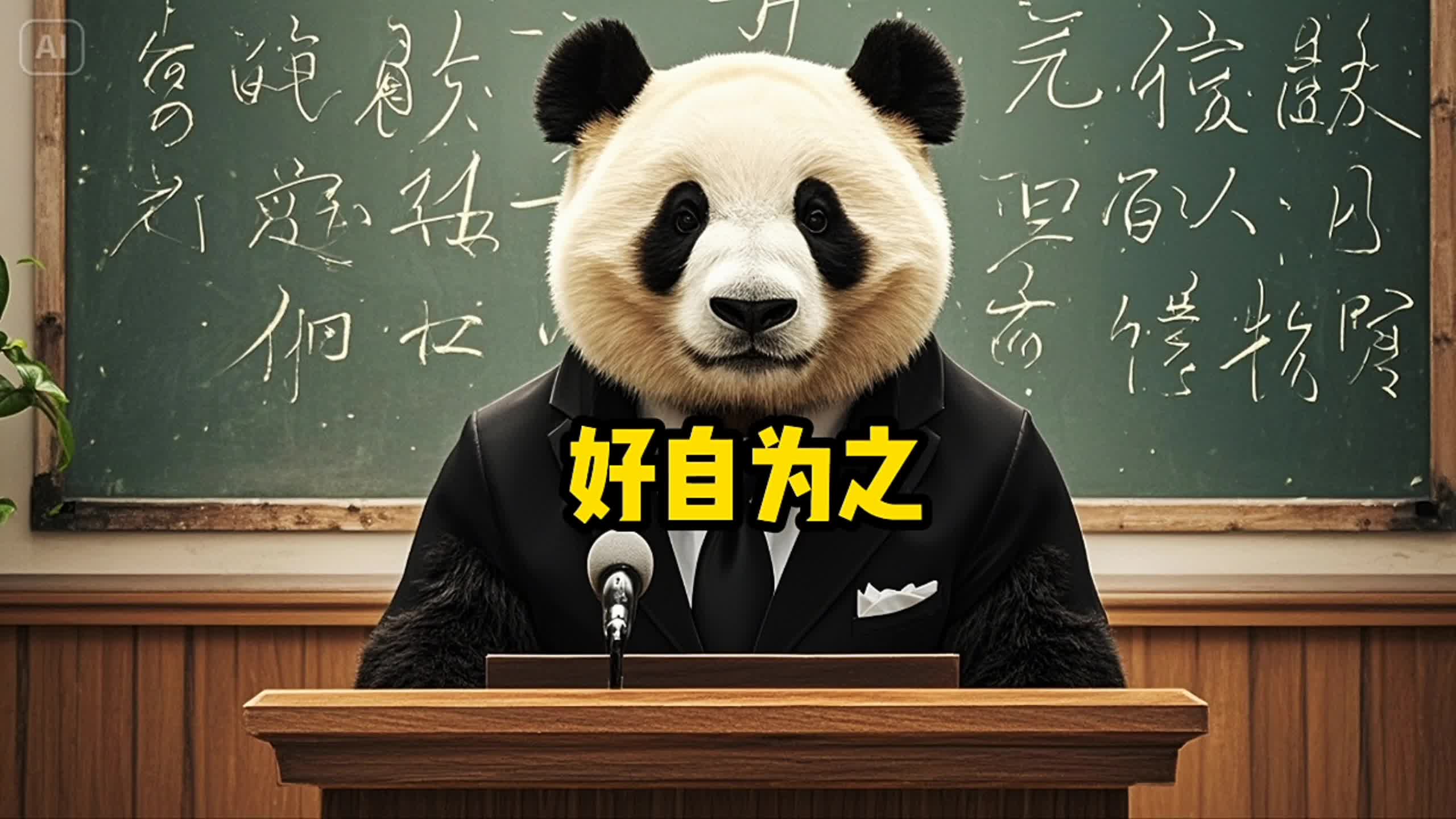 熊猫世界>苍生局>好自为之