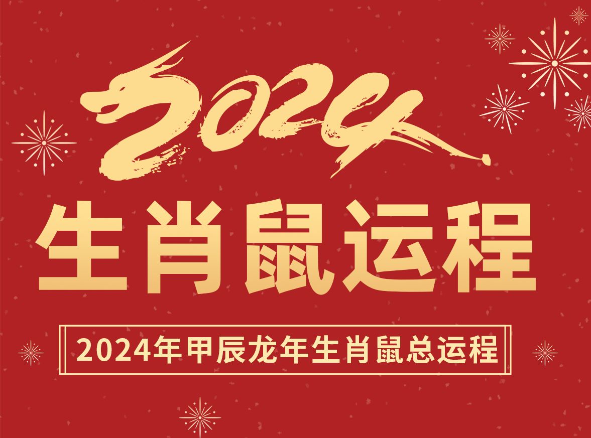 生肖鼠2024年,甲辰龙年总运程 辞旧迎新 ,一展抱负哔哩哔哩bilibili