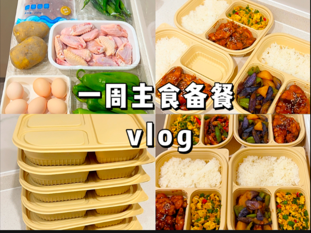 备餐vlog｜打工人自制一周预制菜｜花费81元