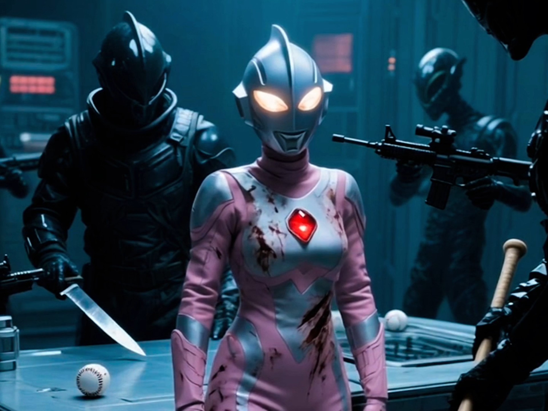 女奥特曼被外星人围攻