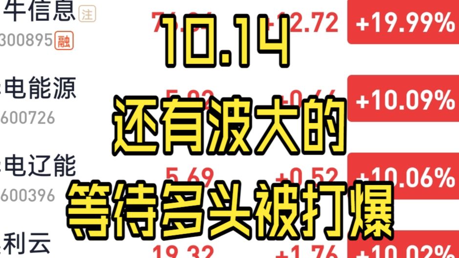 A股10.14收评：午后跳水！创业板大跌 3.1%，超 4400 只个股收跌，油气逆势走强。科技股集体杀跌，明天会反弹吗？