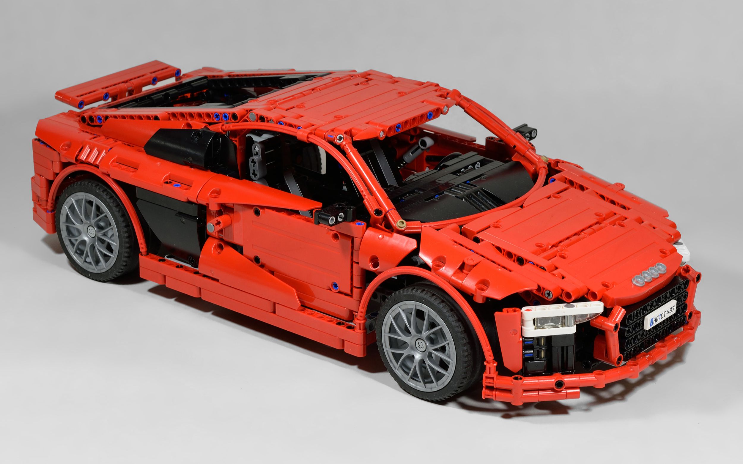 lego乐高technic科技系列mocaudir8v10110奥迪