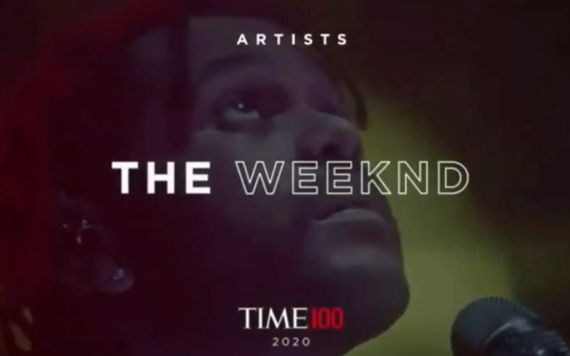 [图]【Live】Blinding Lights - The Weeknd｜ABC TIME 100 Performance 2020｜时代周刊百大人物表演