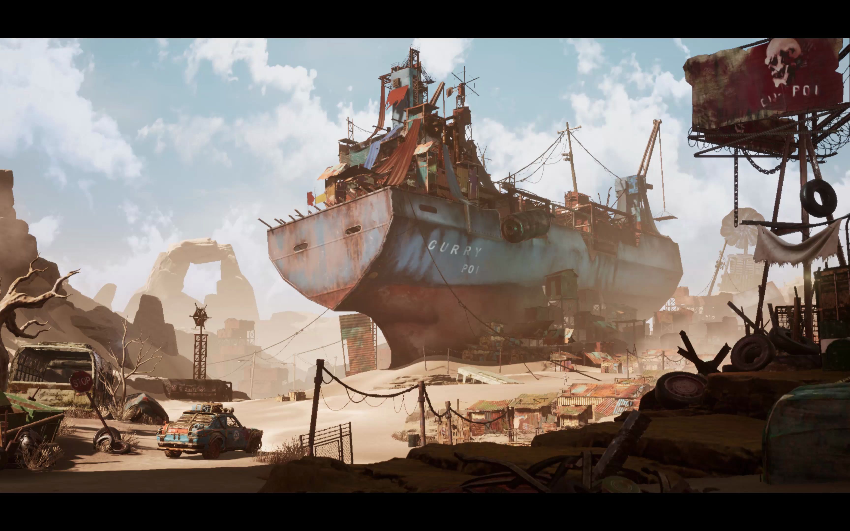 【虚幻4】ue4废土场景