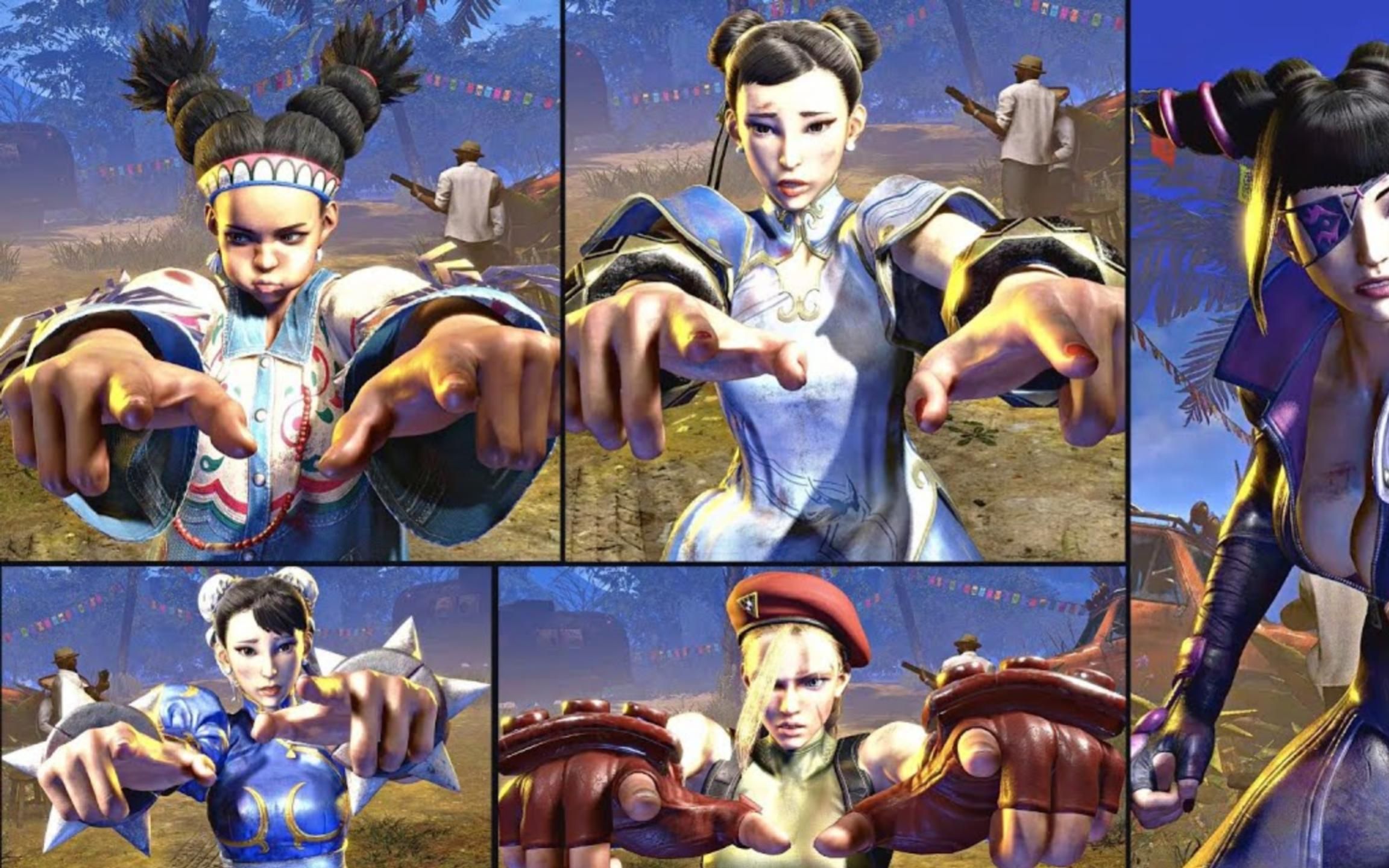 街霸6:全女学卢克的胜利姿势