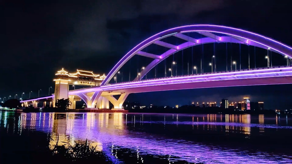 揭阳市进贤景观大桥夜景