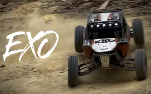 Скачать видео: Axial Exo 沙漠卡 广州六片山高速穿越  rc遥控