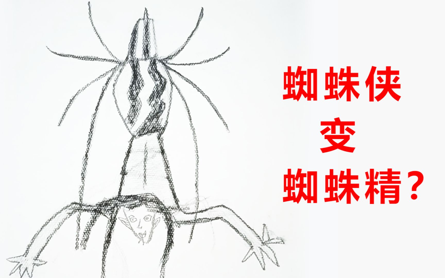 蜘蛛精简笔画 动漫图片