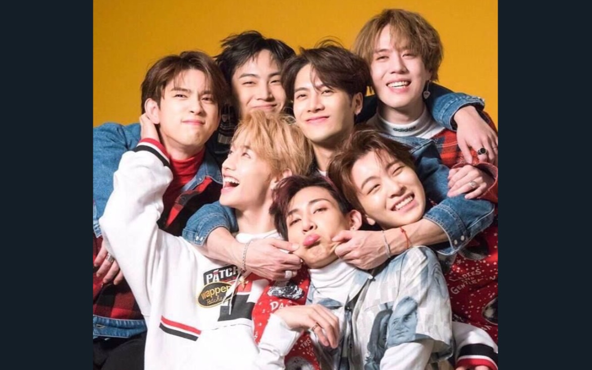 got7斑我们团大概是唯一会站自己cp的团了