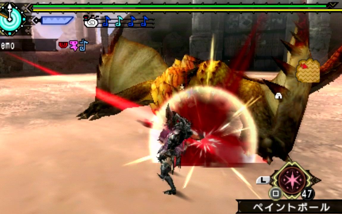 【mhp3】无火笛家养风牙龙