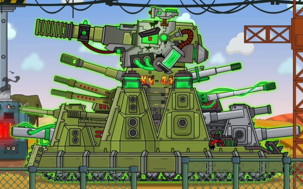 【坦克动画】新能力 kv-44毒素(熟肉)-浈江白芒坝-【home】 kv-44m