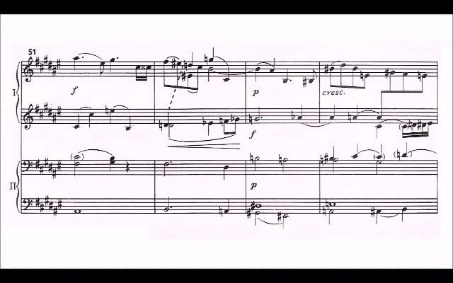 四手联弹钢琴缩谱马勒第10交响曲柔板部分