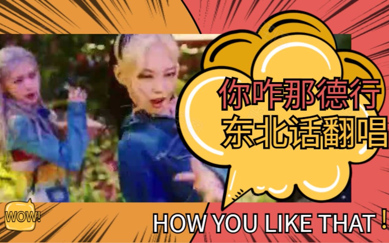 你咋那德行!火速用东北话唱BLACKPINK新歌《HOW YOU LIKE THAT》哔哩哔哩bilibili