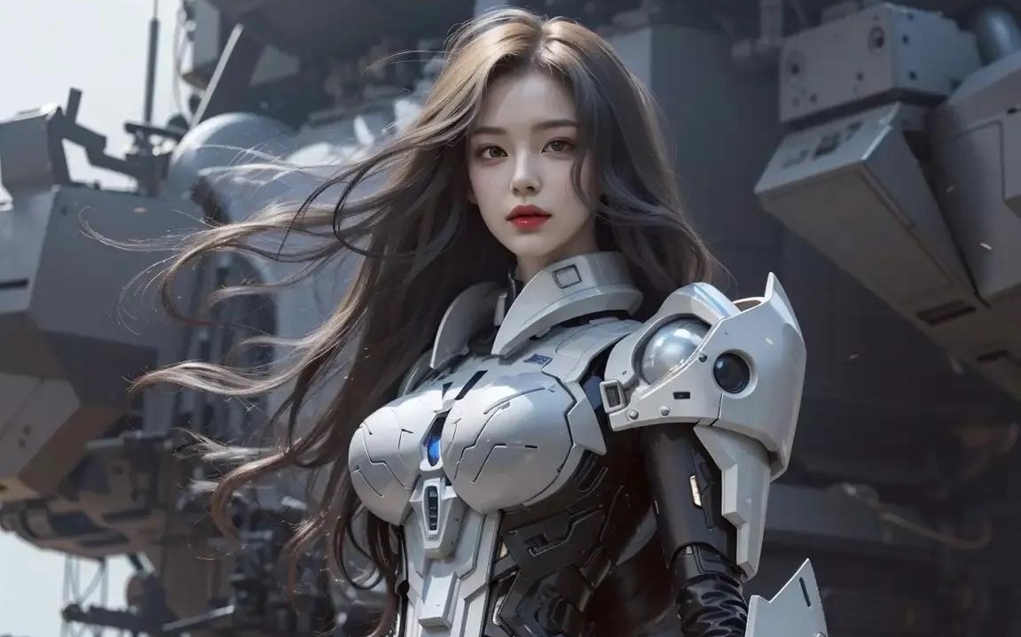 机甲风美少女战士-ai绘画大赏