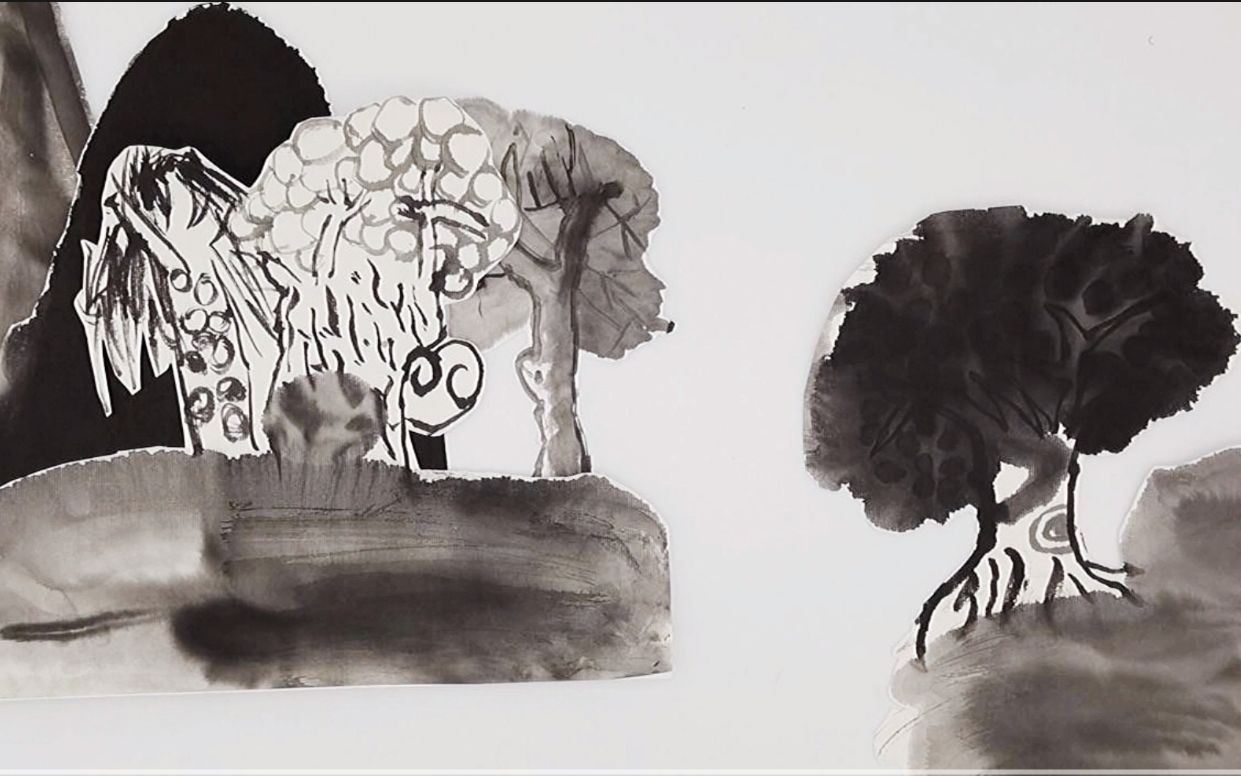 东莞市寮步镇香城小学学生水墨动画作品